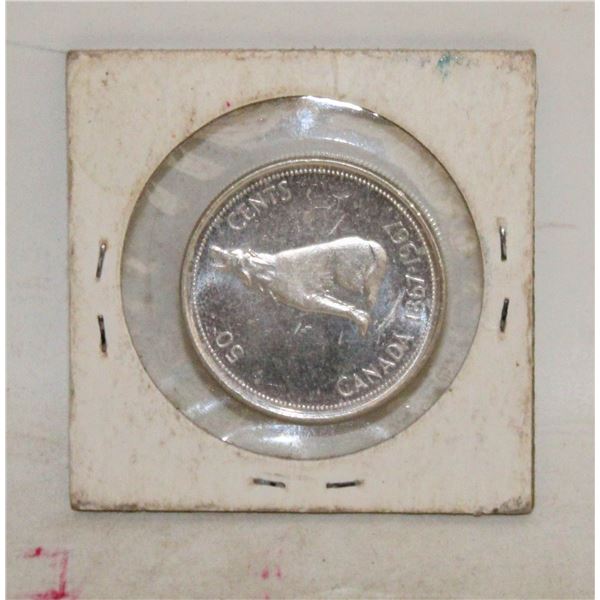 SILVER CANADIAN 1967 50 CENT COIN