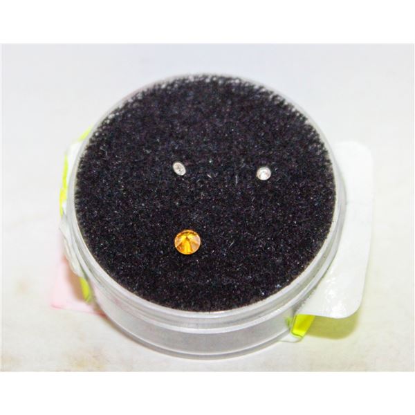 3 LOOSE GENUINE DIAMONDS