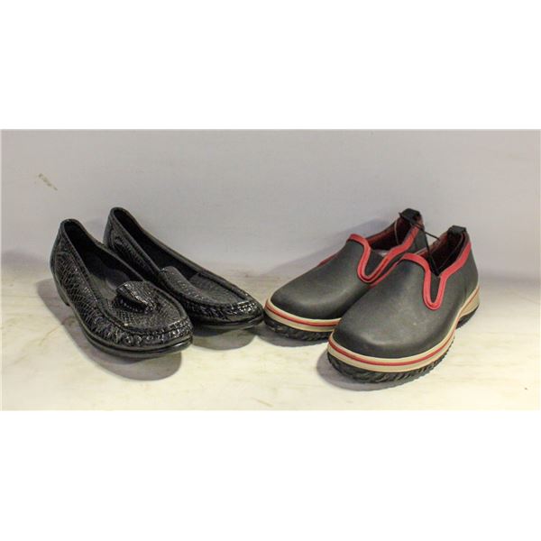 2 PAIRS OF UNWORN LADIES SHOES SIZE 7 +