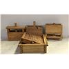 Image 1 : ANTIQUE WOODEN BUTTER PRESSES ETC