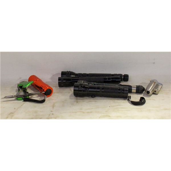 FLASHLIGHTS, LIGHTER + MULTI-TOOL