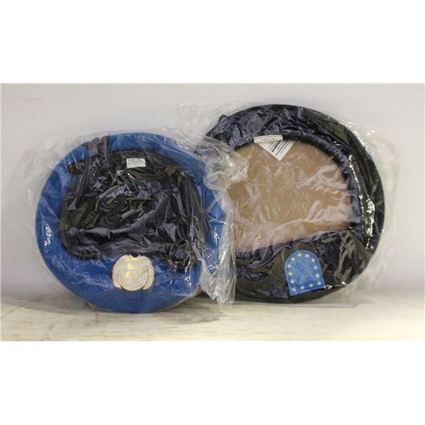 UN BLUE BERET WITH CAP BADGE & US ARMY