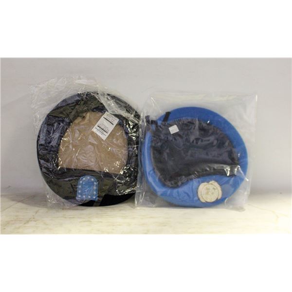 UN BLUE BERET WITH CAP BADGE & US ARMY