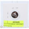 Image 1 : #3141-CANADIAN .999 FINE SILVER 1 GRAM WITH