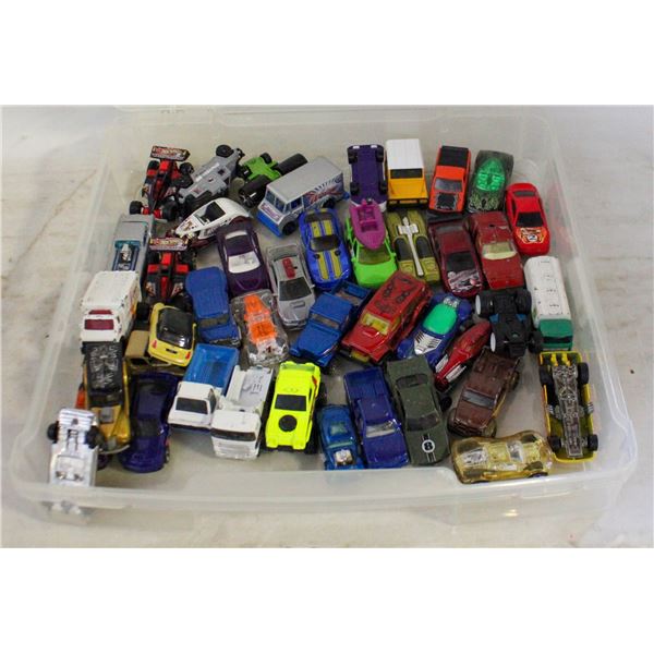 COLLECTOR CASE OF HOTWHEELS DIECAST CARS