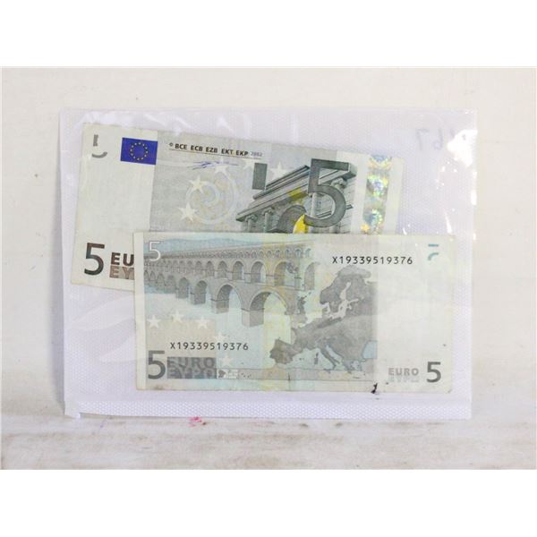 EURO 5 EURO GERMANY 2002  X2 BANKNOTE
