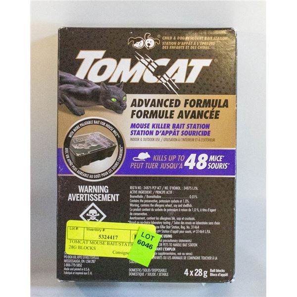 TOMCAT MOUSE BAIT/STATION 4 - 28G BLOCKS