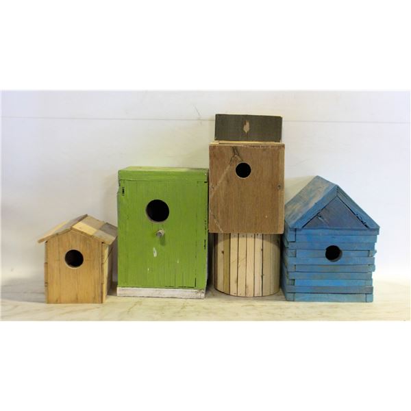 WOOD BIRDHOUSES