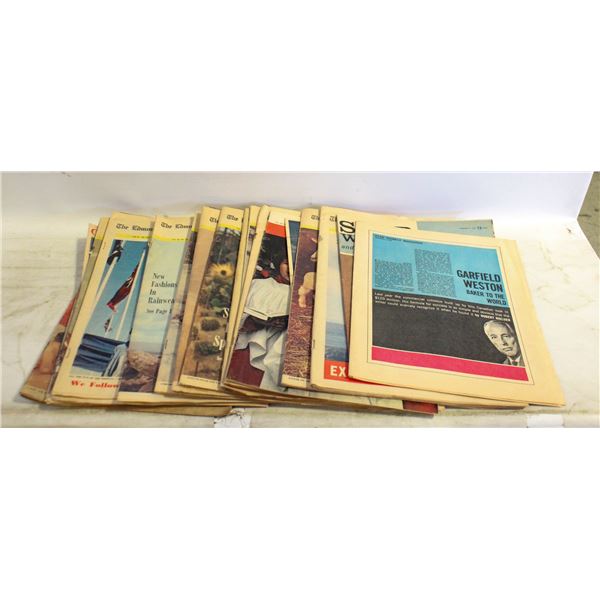VINTAGE EDMONTON JOURNAL MAGAZINES
