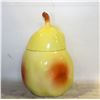 Image 1 : LARGE VINTAGE BLUSHING PEAR CERAMIC COOKIE JAR