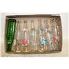 Image 1 : FLAT OF VINTAGE POP BOTTLES