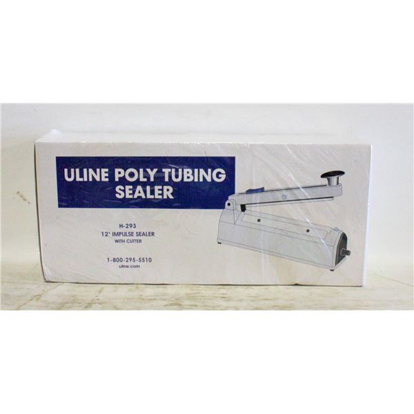NEW ULINE POLY TUBING 12" IMPULSE SEALER