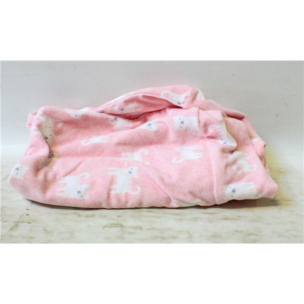 NEW SIMPLE JOYS 6-9M CAT PINK ONESIE