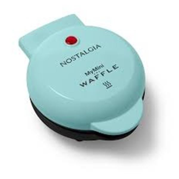 NEW NOSTALGIA MY MINI WAFFLE MAKER