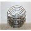 Image 1 : 5 SILVER METAL RESTAURANT STYLE BREAD BASKETS