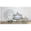 Image 1 : LOT OF 12 ASSORTED CRYSTAL & CUT GLASS DISHES