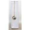 Image 1 : ROUND LOCKET WITH ASST GEMSTONES 17"