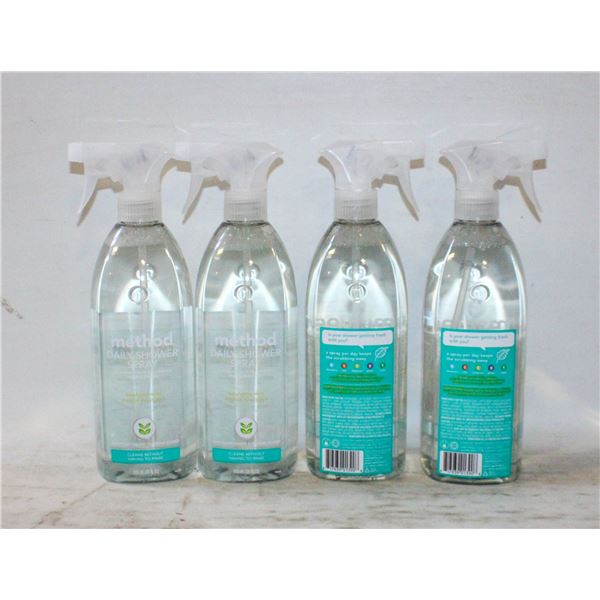 4 X 828ML METHOD DAILY SHOWER SPRAY CLEANER