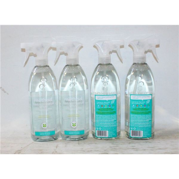 4 X 828ML METHOD DAILY SHOWER SPRAY CLEANER