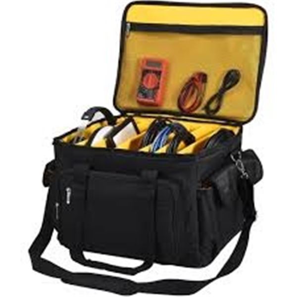 NEW 10M LARGE CABLE FILE BAG WITH LABELS AND CABLE