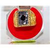 Image 1 : GOLD TONE LUCKY ACE SPADES MENS CARD RING SZ 10