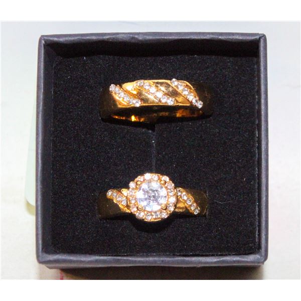 2PCS RING SZ 7