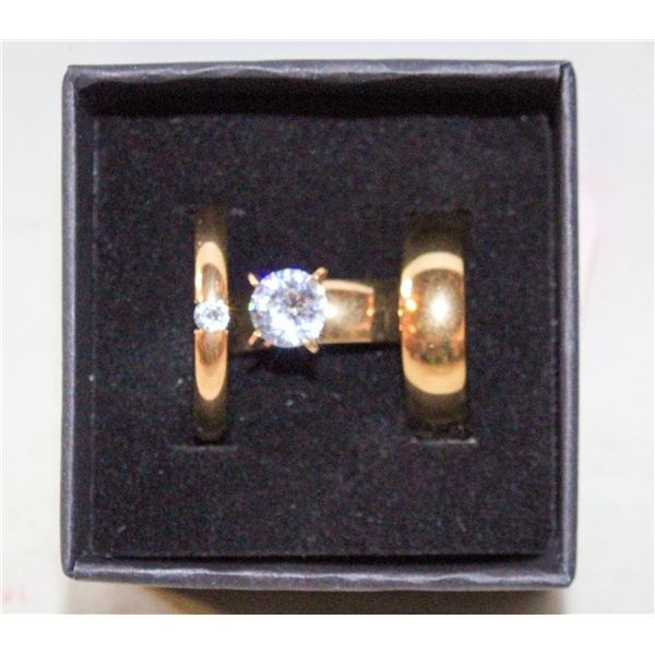 3PCS/SET RING SET SZ 8