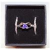 Image 1 : 3PCS HEART SHAPE RING SZ 8