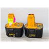 Image 1 : 2 X DEWALT 12 VOLT BATTERIES UNTESTED