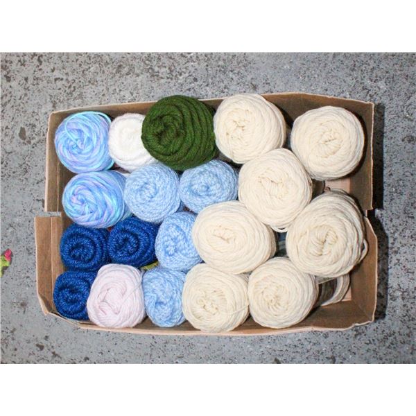 19 SKEINS YARN