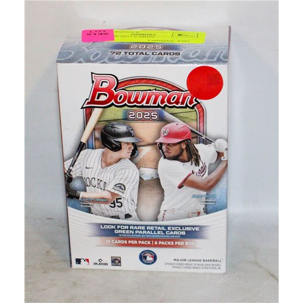 BOWMAN 2025 CARDS