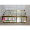 Image 1 : GLASS CURIO CABINET WALL/DESK - 10x8x3 INCH