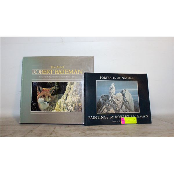 2 ROBERT BATEMAN LARGE BOOKS