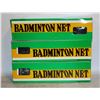 Image 1 : 3 BADMINTON NETS