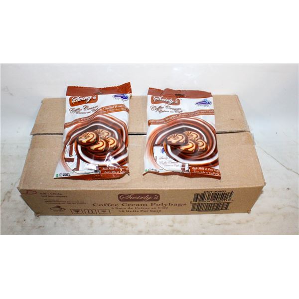 16 BAGS SWIRLEYS COFFEE CREAM CANDY