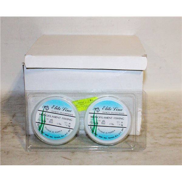 24 SPOOLS 110 YARDS MONOFILAMENT FISHING LINE 40LB