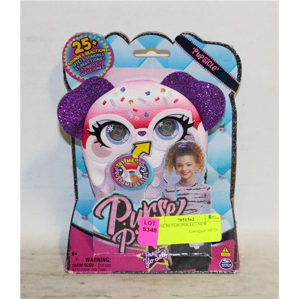 PURSE PETS PUPSICLE - NEW