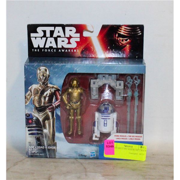 STARWARS C3PO AND R2-D2 2 PACK