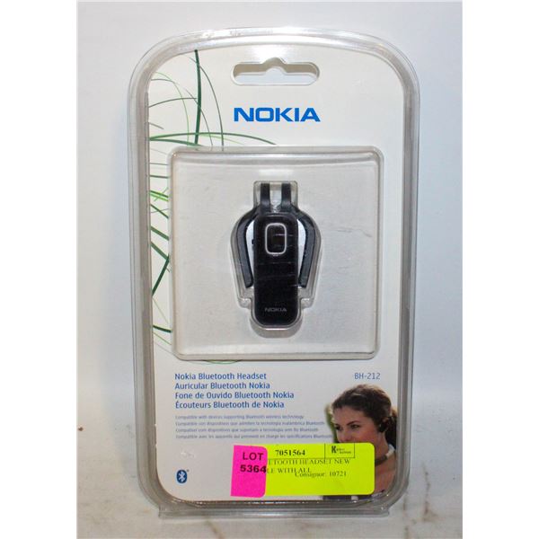 NOKIA BLUETOOTH HEADSET NEW COMPATIBLE WITH ALL