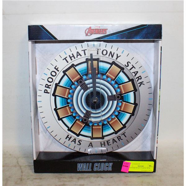 AVENGERS WALL CLOCK, NEW