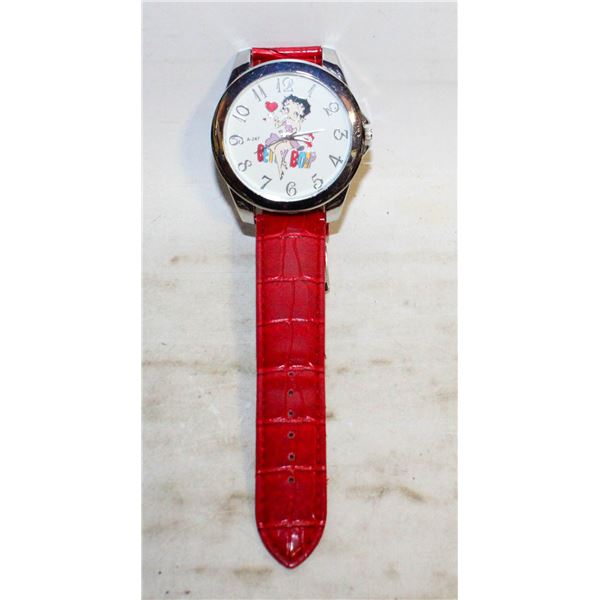 BETTY BOOP LIMITED EDITION WRISTWATCH TESTED AND