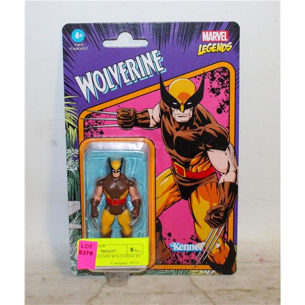 MARVEL LEGENDS WOLVERINE BY KENNER