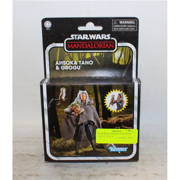 STARWARS AHSOKA TANO AND GROGU 2 PACK