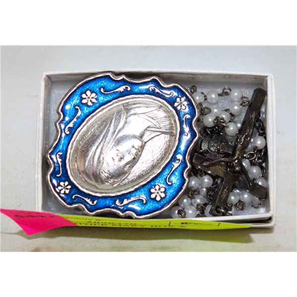ESTATE MOTHER MARY BOX & VINTAGE