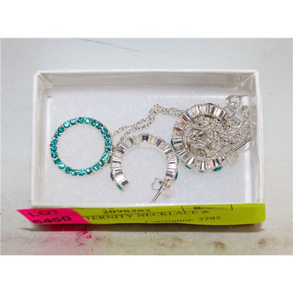 ESTATE ETERNITY NECKLACE & EARRINGS