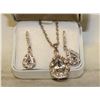 Image 1 : ESTATE TEAR DROP NECKLACE & EARRINGS