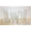 Image 1 : GLASS VASES ASSORTED 6PCS