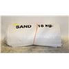 Image 1 : (20) UNUSED 18KG SAND BAGS WHITE