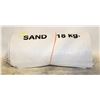 Image 1 : (20) UNUSED 18KG SAND BAGS WHITE