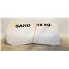 Image 1 : (20) UNUSED 18KG SAND BAGS WHITE